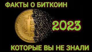Удивительные факты о биткоин, которые вы незнали, в 2023 году