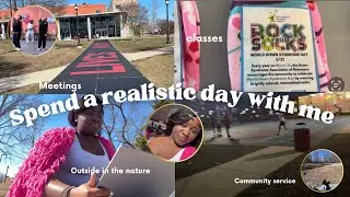 Realistic day as a college student who is involved on campus❤️💙// DSU