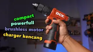 sulit dilawan pesaingnya!! - tes dan review DCK KDJZ23-10i bor cordless brushless impact 12V terbaru