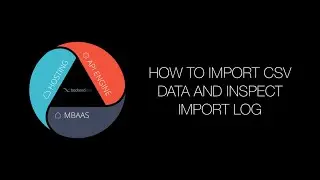 How to import CSV data into Backendless and inspect the import log