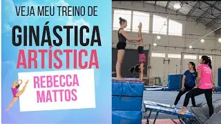 Treino de ginástica artística