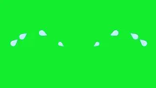 `Cold sweat11 green screen effect(tear,panic,frustration,embarrassment)