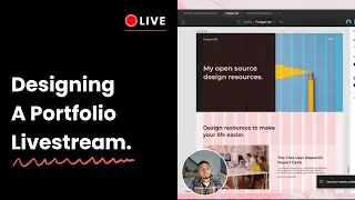 Designing a UX Portfolio Live in Figma - CoWorking Session!