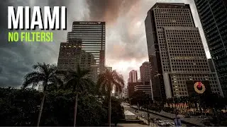 BTS: I Left My ND Filters!! | Sunrise In A Wet Downtown Miami | Sony Alpha 1 Setup