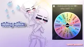 -making an oc using spin the wheel- || sibling edition! || #gacha #gachaclub