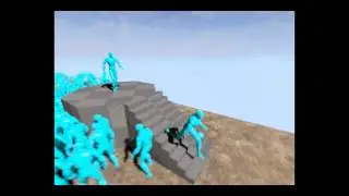 Demo shit on Unreal Engine 4 - Stupid fucking crowds AI