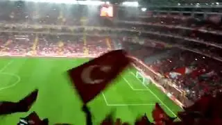 Amazing Turkish Football Fans in Antalya Arena