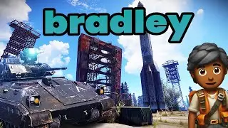 RUST : Practicing Taking down Bradley on a PVE server