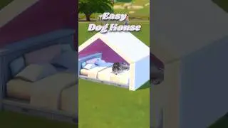 Easy Dog House | Sims 4 | No CC | Build Tip