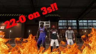 NBA 2K17 MyPark -22-0 on 3s- MyPark ep.1