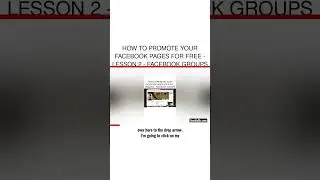 How To Promote Your Facebook Pages For Free - Lesson 2 - Facebook Groups Subscribe on YouTube: https