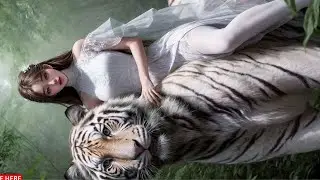 Cute ai fairy with lion in jungle #lookbook #magzine #usa #india #southkorea #japan  話題！進化し続けるマリリ 配信