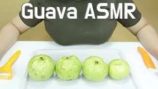 『Yui ASMR』🍜 PEELING AND CUTTING GUAVA ASMR - Mukbang ASMR