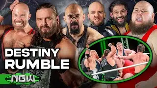 20 Man Destiny Rumble - Who Will Win & Become Number 1 Contender? NGW 