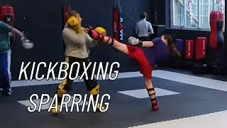 Kickboxing Sparring (Free sparring and set combination sparring)