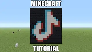 Minecraft Pixel Art Tutorial - Tiktok Logo