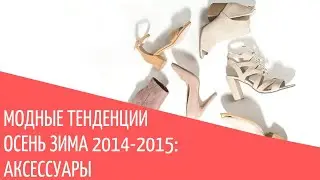 Модные тенденции осень зима 2014-2015: аксессуары