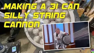 Making a 31 Can Silly String Cannon (For Harrison Ford!)