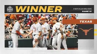 Texas vs. Virginia: 2021 College World Series highlights