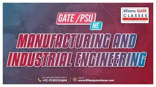 Manufacturing Part Solution | GATE 2021 Mechanical Engineering Paper-1 | GATE Online Coaching