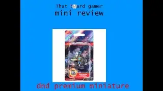 That board gamer mini review:  DnD premium miniature