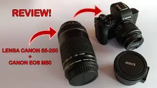 REVIEW LENSA TELE CANON EF-S 55-250MM IS STM + CANON EOS M50 - HASIL NYA CAKEP! WOW BANGETTTTT