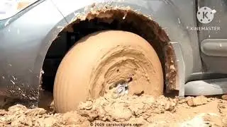 Mud Wheel Stuck and Spinning Effects