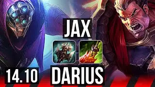 JAX vs DARIUS (TOP) | 5k comeback, 37k DMG | NA Diamond | 14.10
