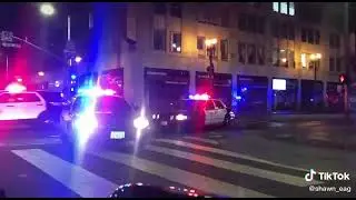 Погоня полиции за электросамокатами