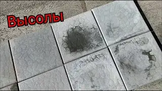 Высолы на тротуарной плитке | Часть 2