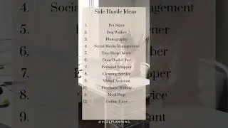 Side Hustle Ideas