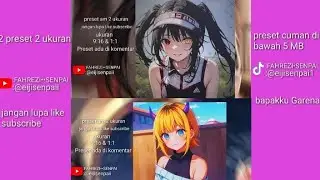 2 preset 2 ukuran JJ anime #presetalightmotion #jedagjeduganime preset ada di komentar