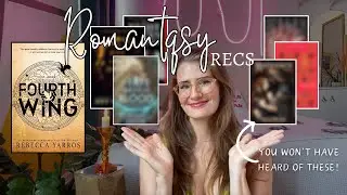✨UNIQUE romantasy book recs for my Fourth Wing girlies