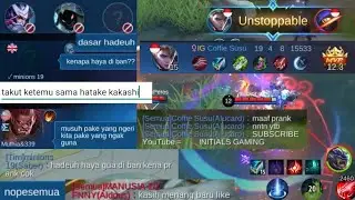 Prank Alucard !! Ban Hayabusa ! User haya langsung Frustasi. awalnya alucard dikatain hero gak guna.