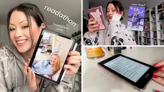 a classic readathon vlog! 💗📖 new fave romance, first barbie movie + more