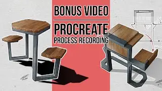 Outdoor Coffee Table Procreate video