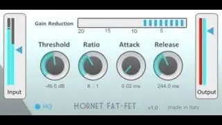 FREE vintage compressor plugin - Hornet Fat-FET - only with Computer Music