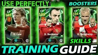 D.Law/ Bergkamp Blitz Curler/Berbatov Epic BEST training guide efootball ||efootball 2025