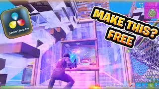 How To Make The BEST VELOCITY + FREE PRESETS for Fortnite Montages in DaVinci Resolve
