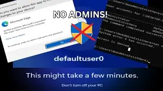 What If Windows 11 Didn't Have an Admin Account?