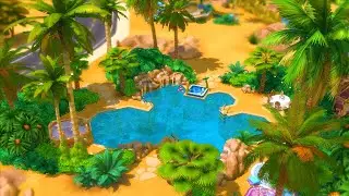 Three Wishes Pool | The Disney Save #114 | Sims 4 Save File Speed Build