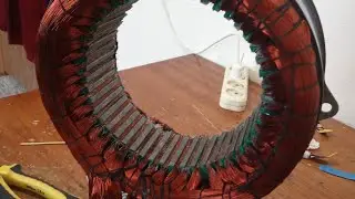motor 55000w. rewinding at 100v