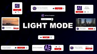 Youtube Subscribe button After effects free Template | Subscribe button | Ae free templates