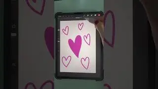 How to fill with color in Procreate #shorts