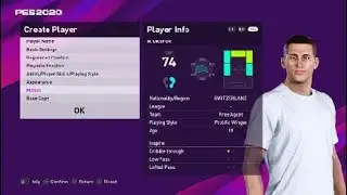 Noah Okafor face e football pes 2020 Salzburg