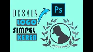 desain logo simpel keren untuk pemula photoshop