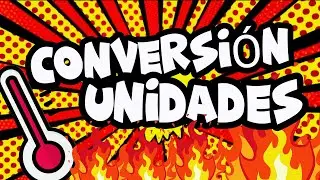 CONVERSIÓN de UNIDADES de TEMPERATURA | Celsius Kelvin Fahrenheit