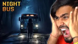 I DRIVE BUS AT 3 AM AND I SEE GHOST  NIGHT BUS FULL GAMEPLAY -TECHNO GAMERZ