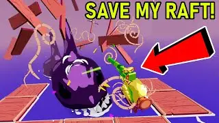 PROTECTING MY RAFT AT ANY COST.... WITH GUNS | Super Raft Boat VR (Oculus Quest 2)
