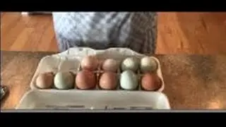 Easy way to peel fresh hard boiled eggs